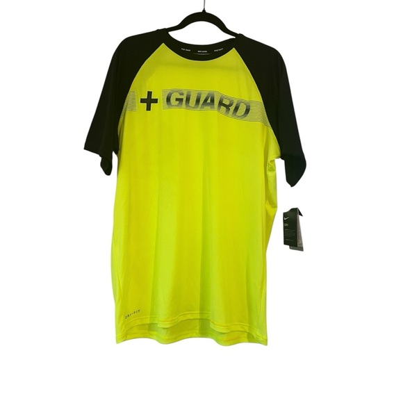 Nike Other - Nike Swim Yellow and Black Drifit  shirt spf 40 NWT